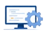 Custom development icon